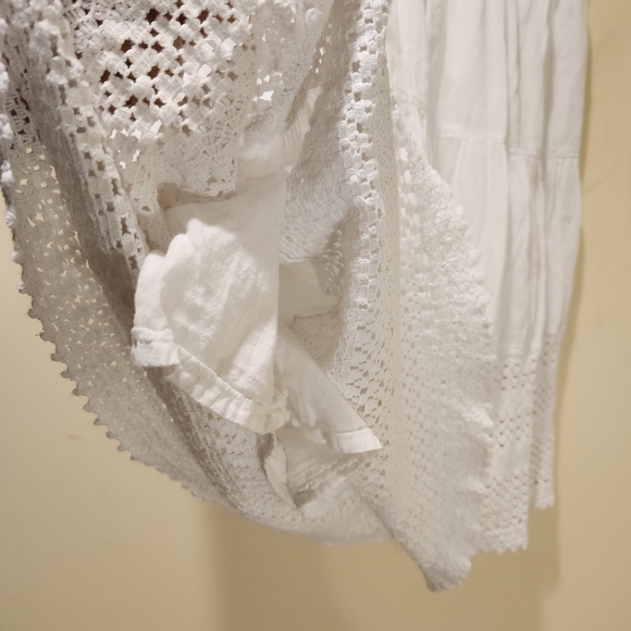 Metrowear Women's White Cotton Elastic Waist Skirt size L - Picture 9 of 10